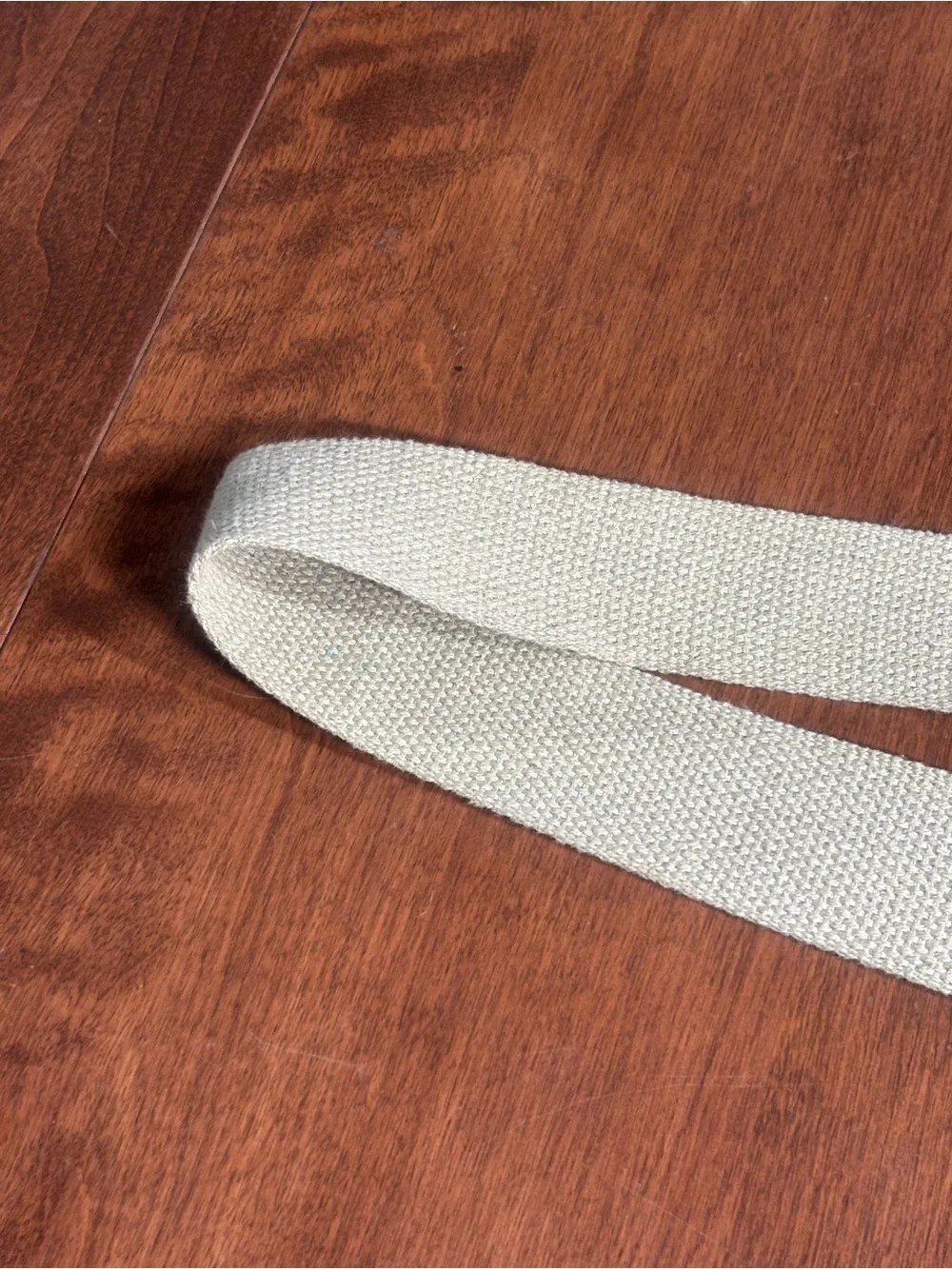 Classic Canvas Men’s Belt with Tan Leather Accents